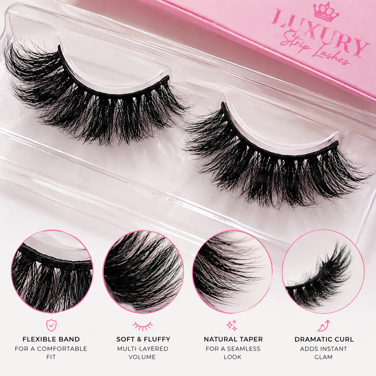 Halo – Soft Wispy False Lashes