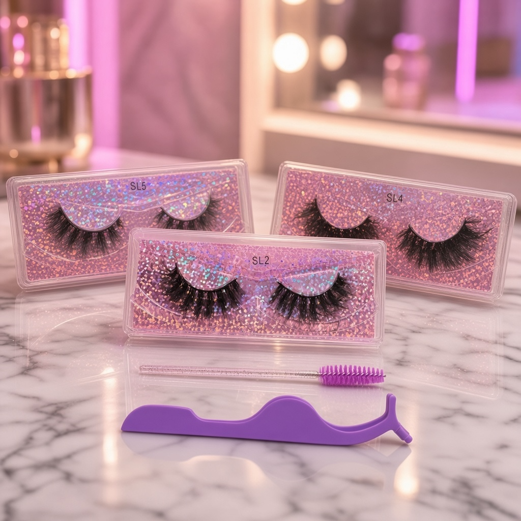 3-Pair False Eyelash Bundle